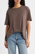Free People Nina Crewneck Cotton T-Shirt