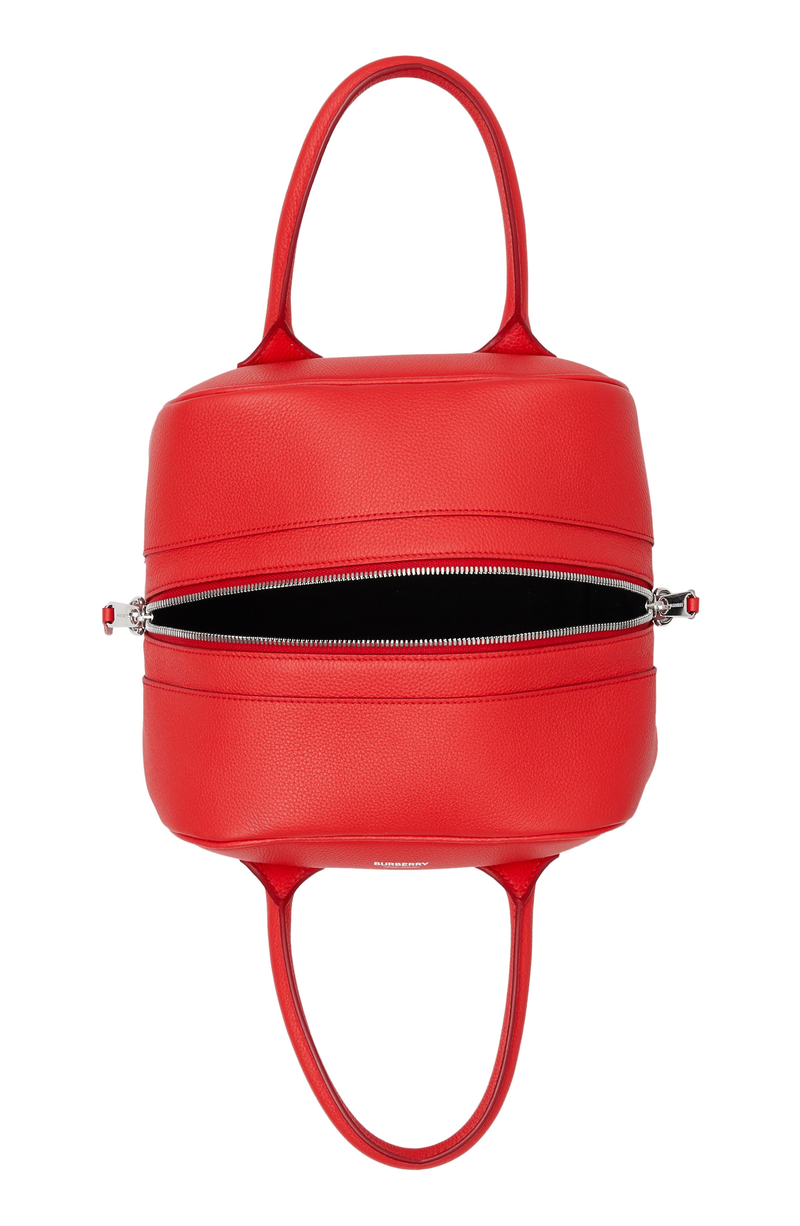 Burberry Small Cube Leather Satchel, Alternate, color, 