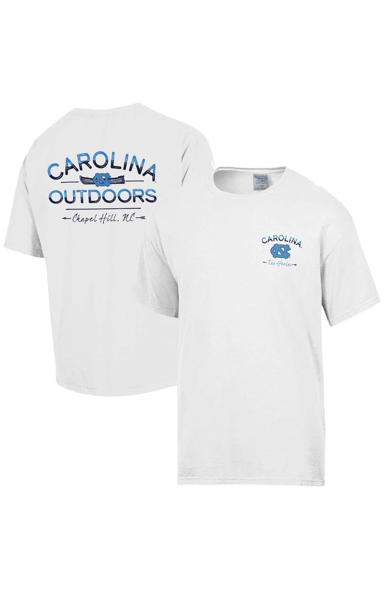 Comfort Wash Men's Comfort Wash White North Carolina Tar Heels Great Outdoors T-Shirt, Main, color, 