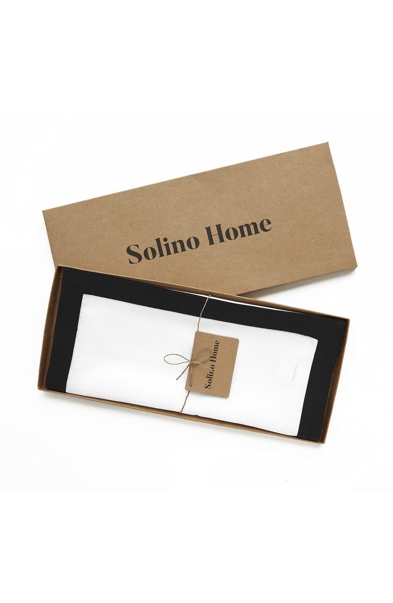 Solino Home Linen Table Runner for Dining Table, Holiday and Everyday Table Decor - Classic, Alternate, color,