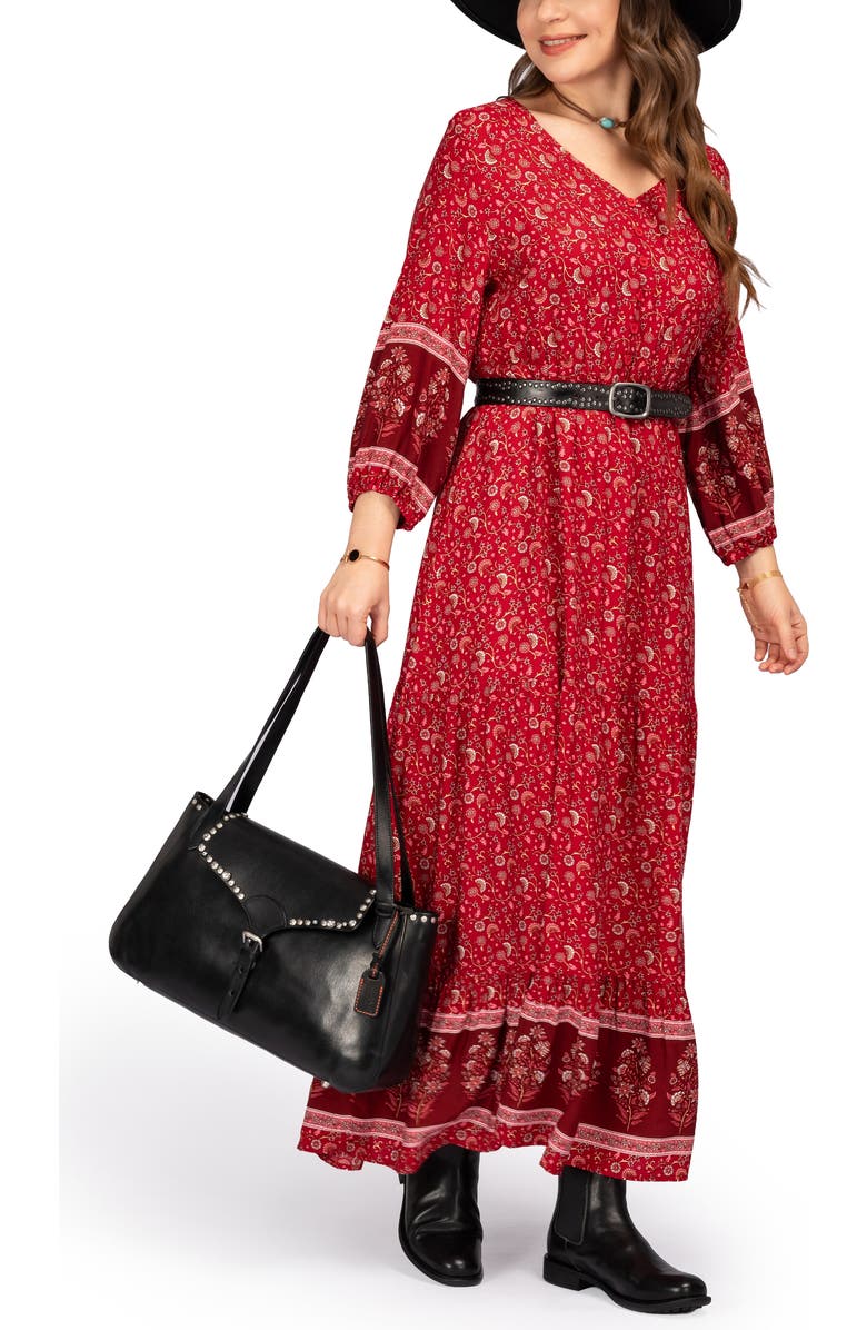 OLD TREND Monarda Genuine Leather Minimal Everyday Shoulder Bag, Alternate, color, Black