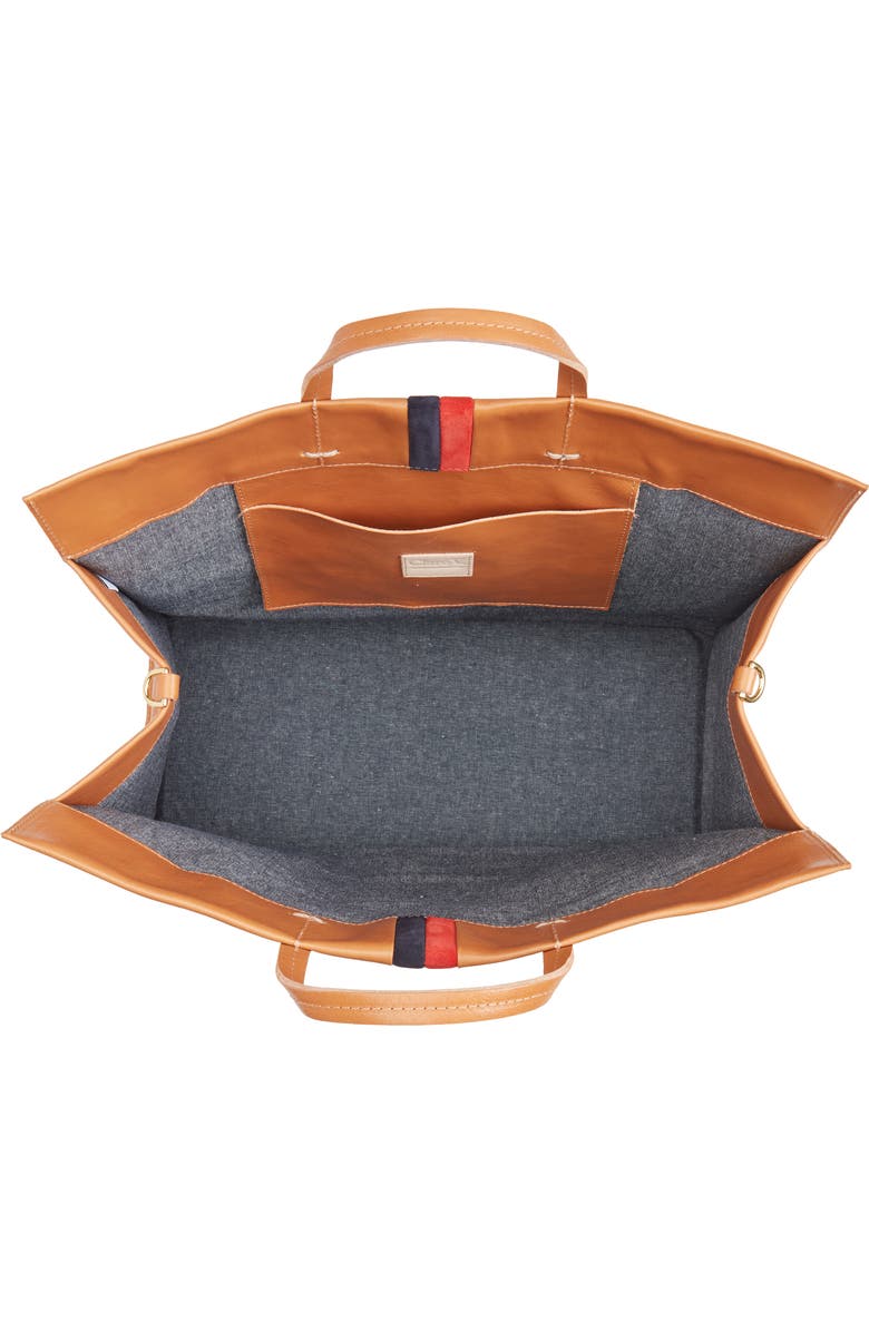 Clare V. Simple Leather Tote, Alternate, color,