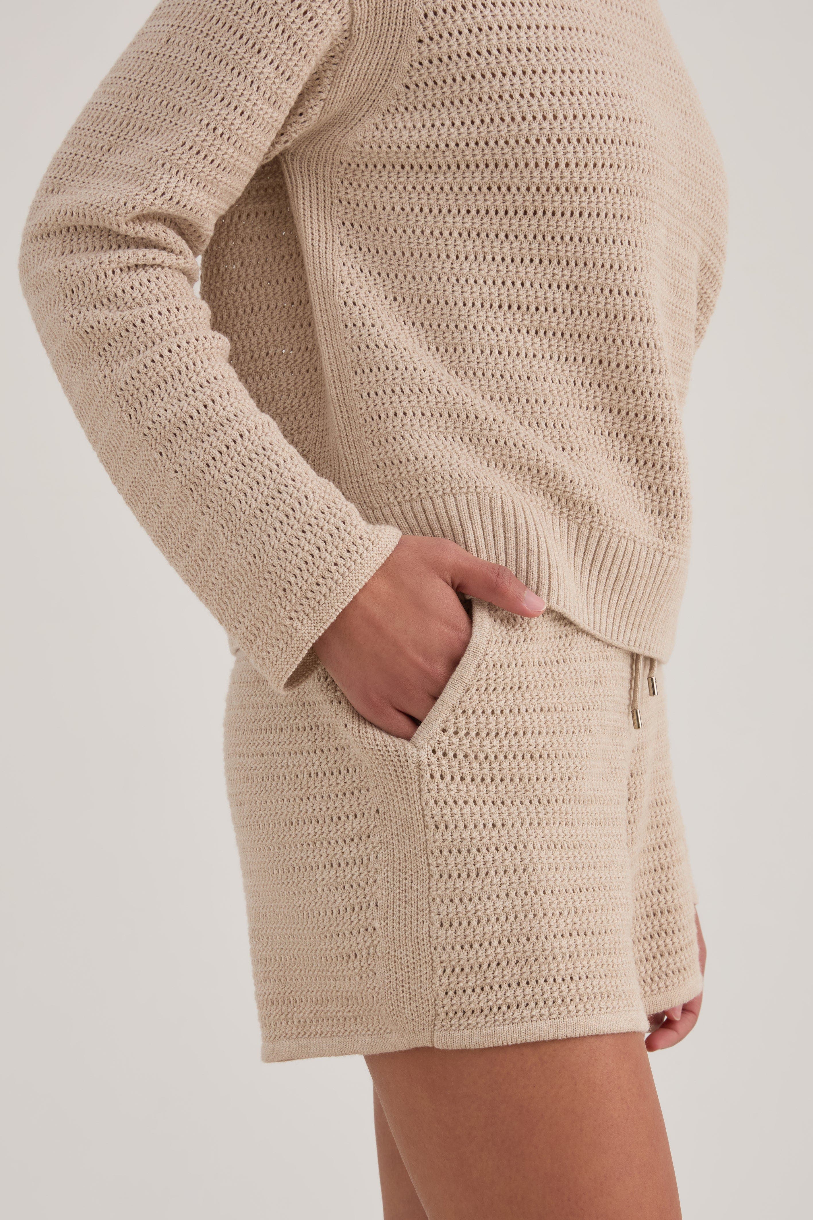 The Open Knit Short - image 4