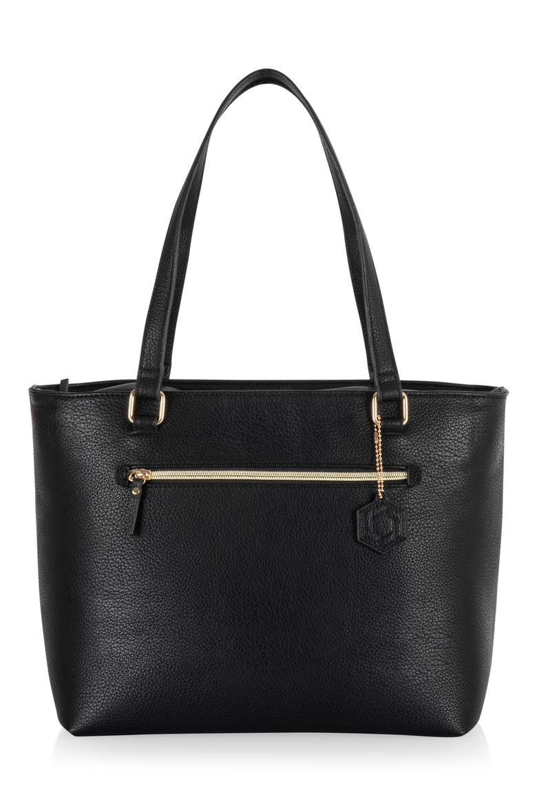 Uptown Cooler Tote, Main, color, BLACK