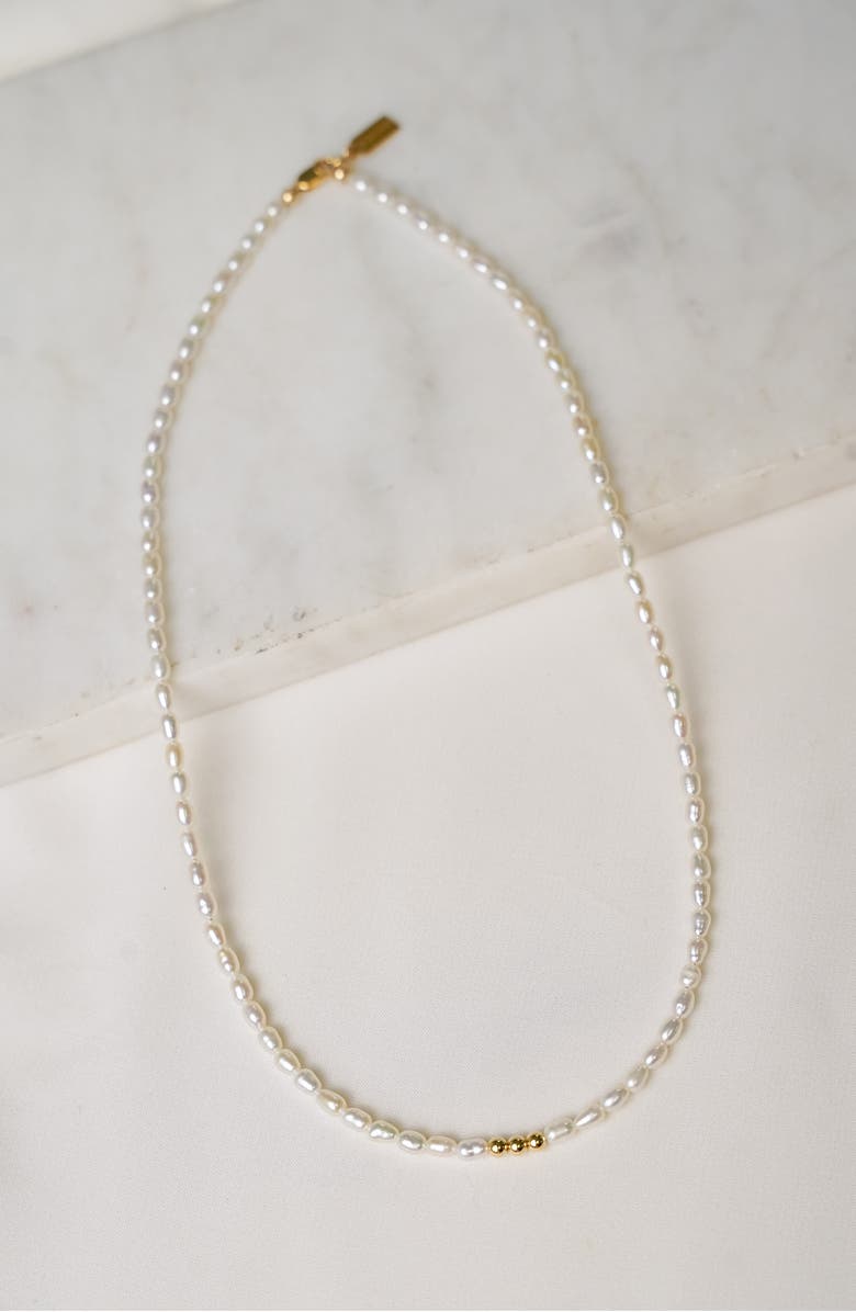 Set & Stones Natasha Genuine Pearl Necklace, Alternate, color, 