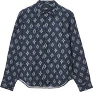 John Varvatos Ross Long Sleeve Linen Button-Up Shirt