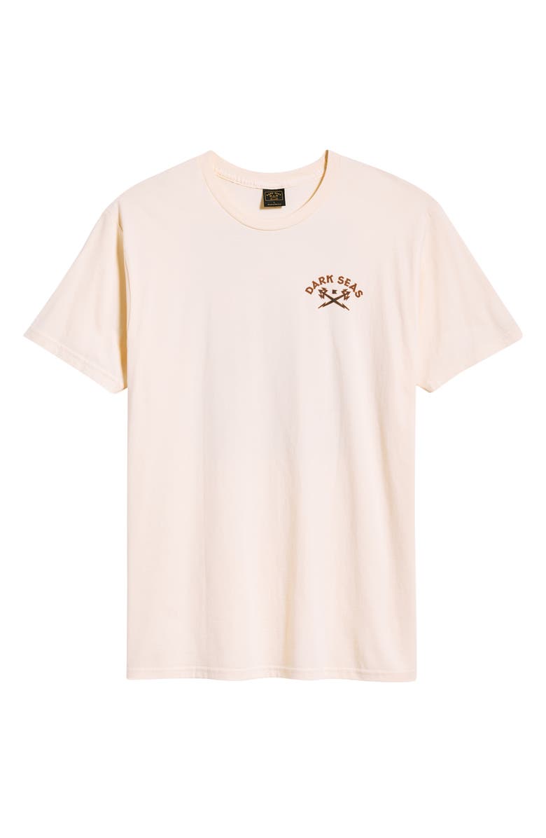 DARK SEAS Never Sleep Cotton Graphic T-Shirt, Main, color, Cream