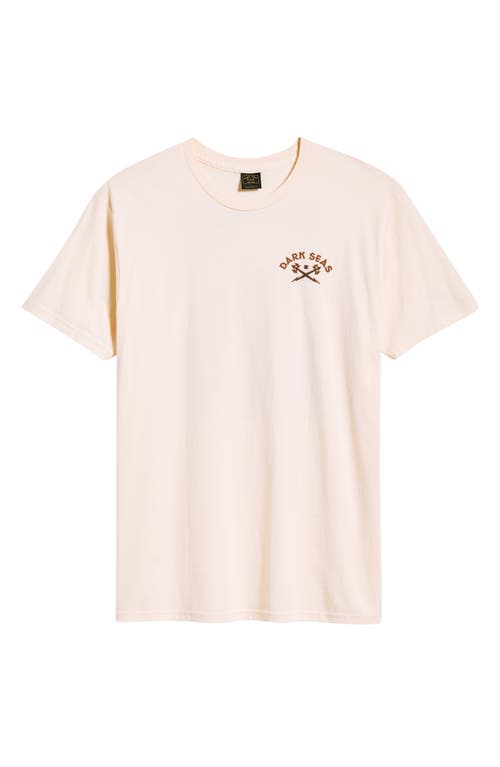 Dark Seas Never Sleep Cotton Graphic T-shirt In White