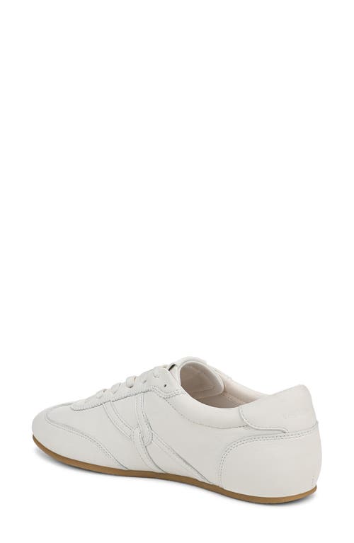 Veronica Beard Riviera Leather Sneakers In Coconut