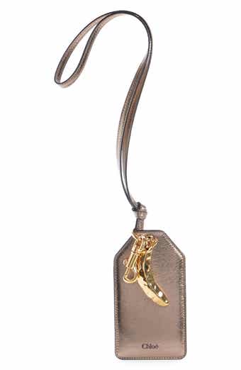 Chloé Banana Metallic Leather Bag Charm