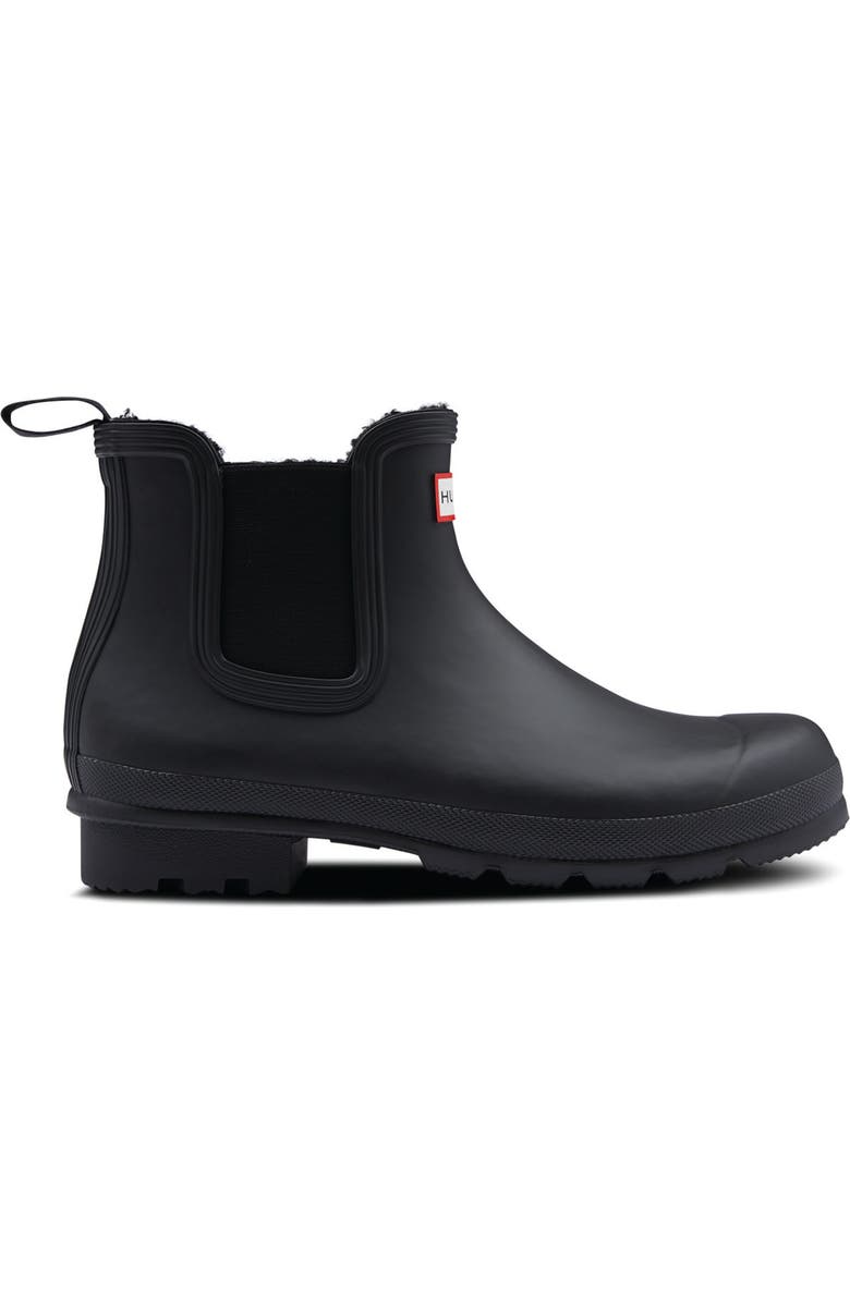 Hunter Original Insulated Waterproof Chelsea Boot, Alternate, color,