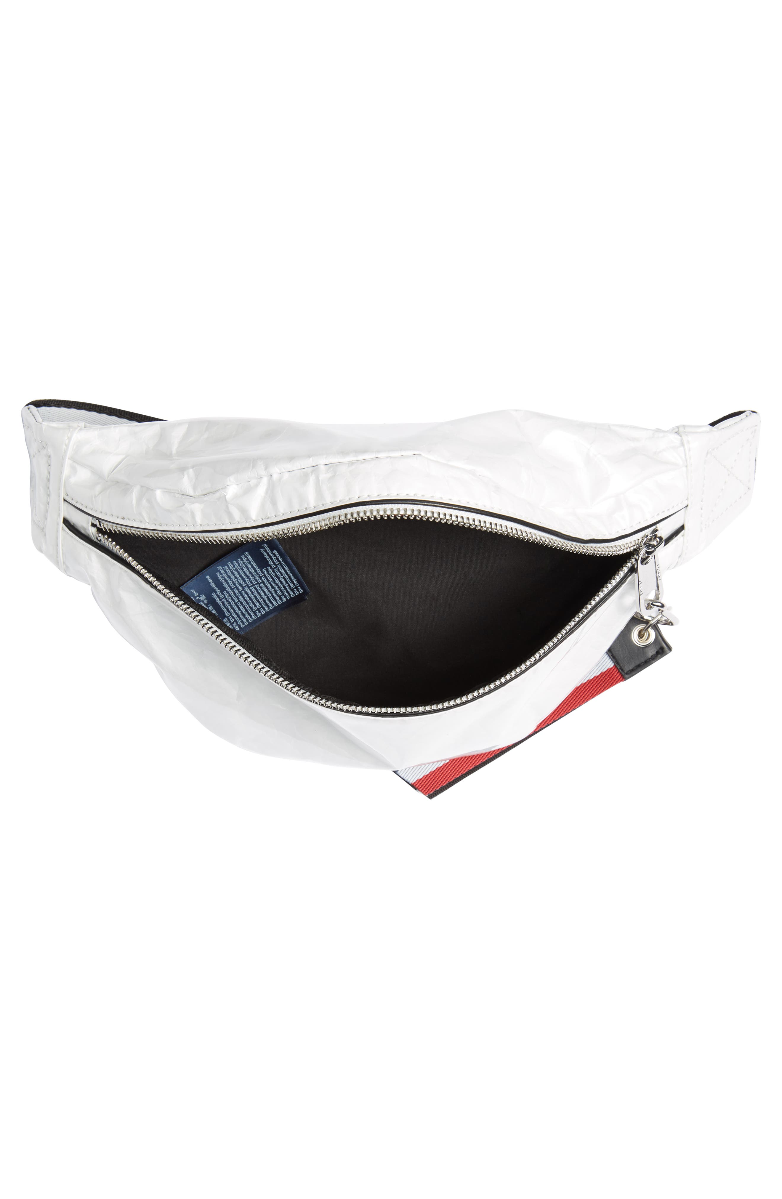 Logo Tape Belt Bag, Alternate, color, BRIGHT WHITE