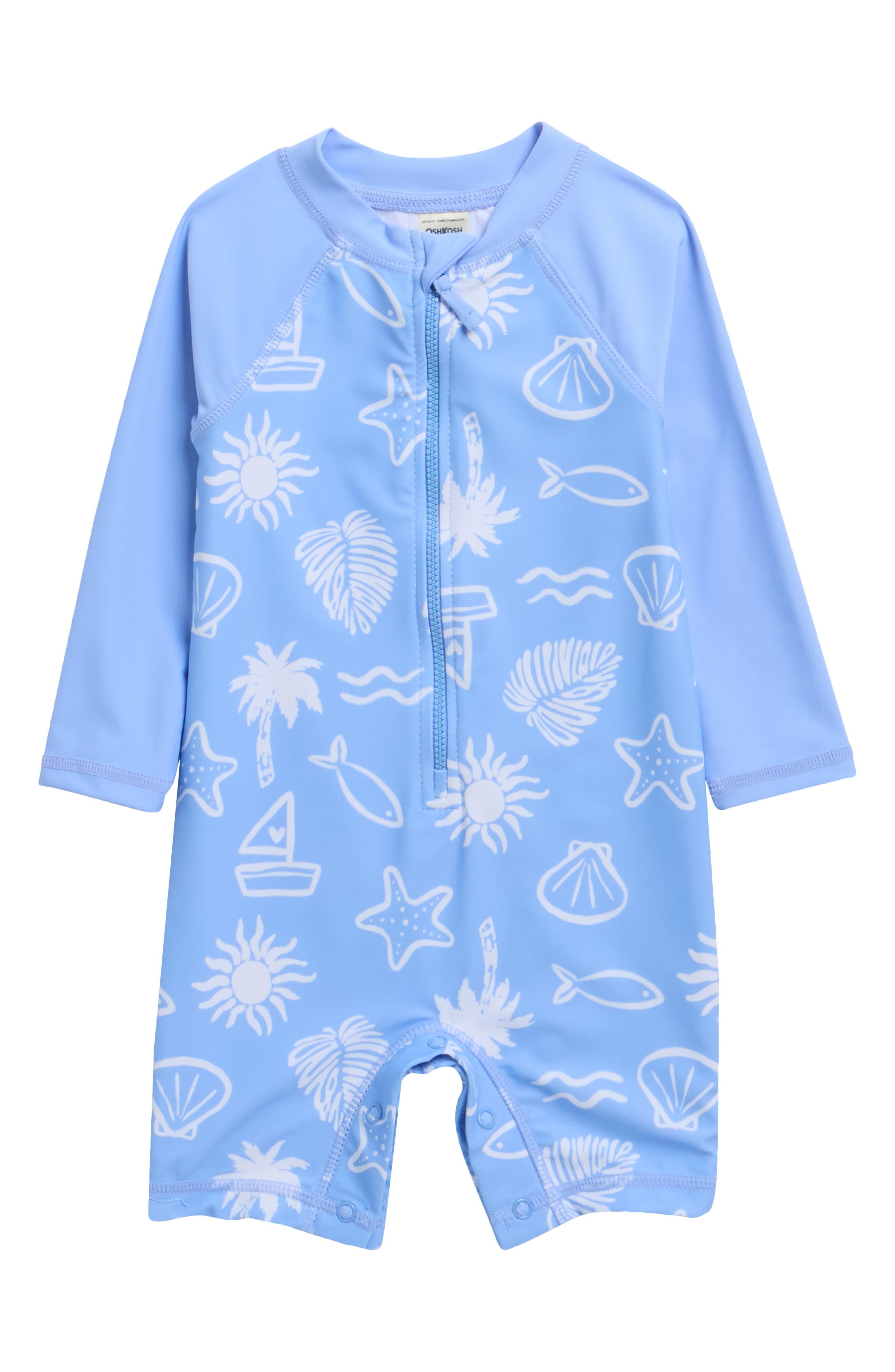 OSHKOSH BGOSH Seaside Long Sleeve One-Piece Rashguard