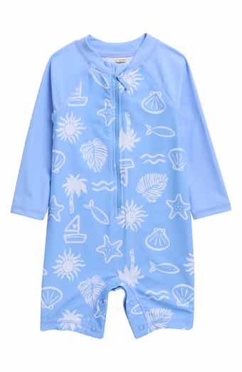 Seaside Long Sleeve One-Piece Rashguard