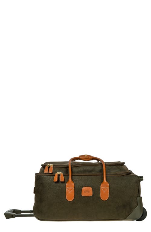 Bric's Life Collection 21-Inch Rolling Duffel Bag in Olive at Nordstrom