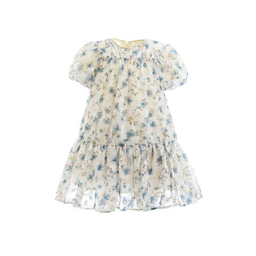 Sweet Cactus Vienna Floral Dress In White