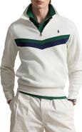 Polo Ralph Lauren Double Knit Quarter Zip Sweatshirt