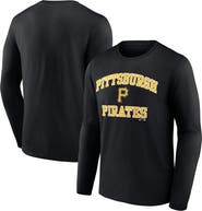 Logo Athletic Men's Logo Athletic Black Pittsburgh Pirates Heart & Soul Long Sleeve T-Shirt