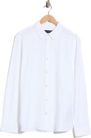 AllSaints Barre Slim Fit Long Sleeve Shirt