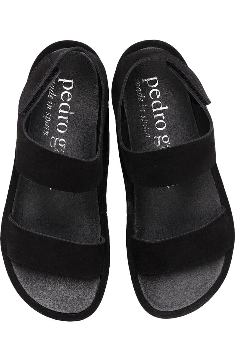 Pedro Garcia Lacey Platform Slingback Sandal, Alternate, color, Black Castoro