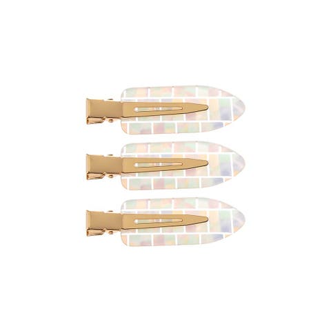 Iridescent Pastel Creaseless Clip Set