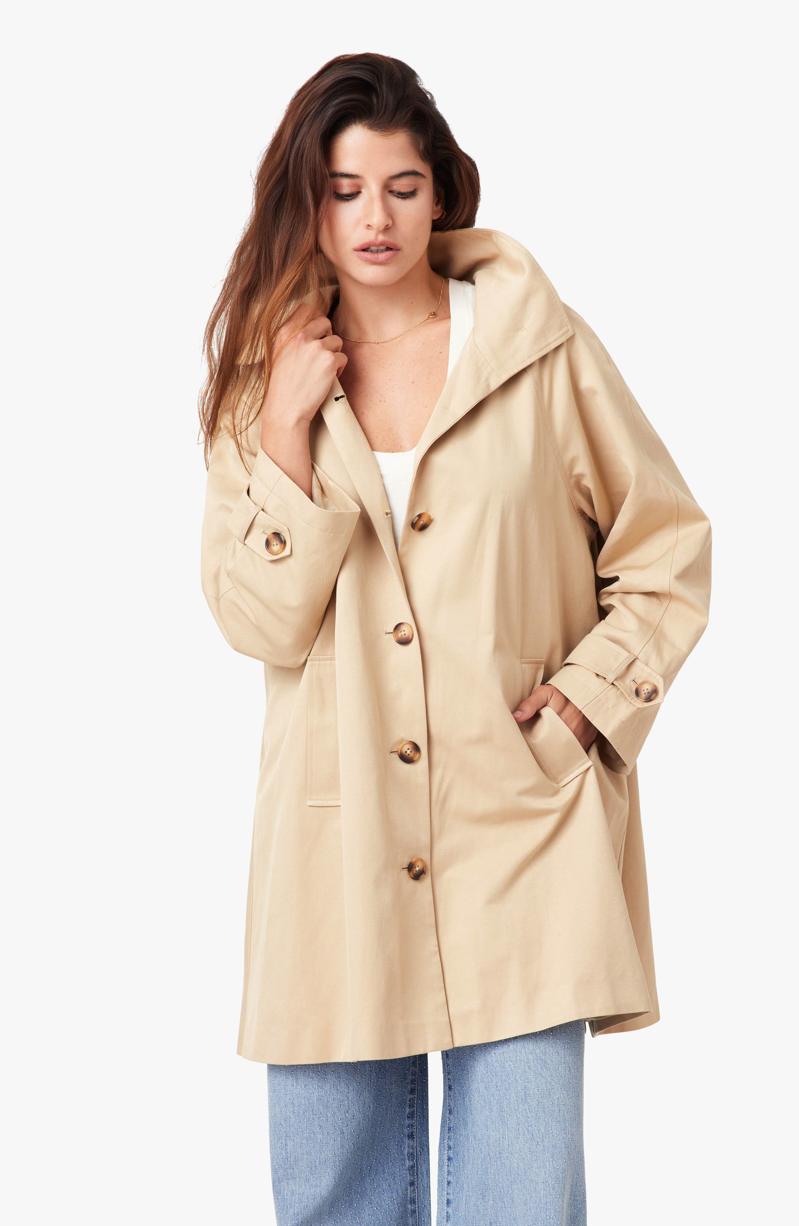 High Neck Trench Coat (Women) | Nordstrom