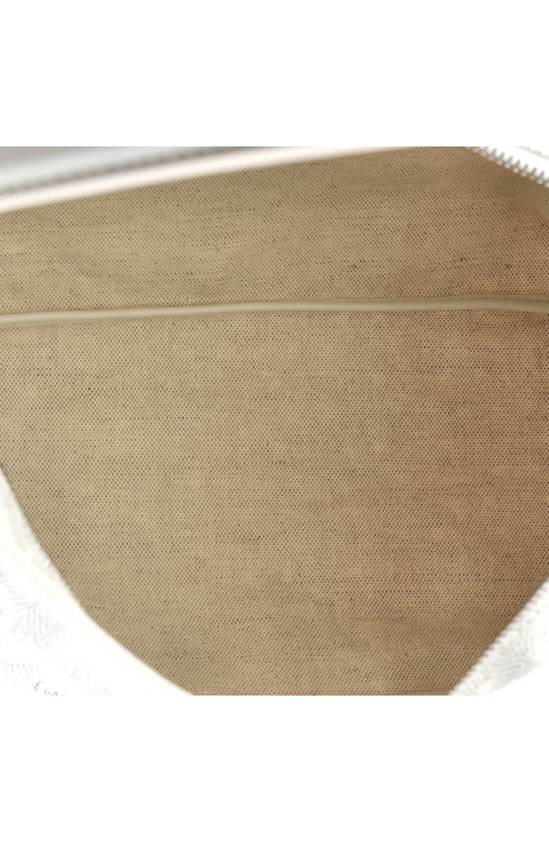 Pre-Owned Goyard Boheme Hobo Coated Canvas, Alternate, color, White