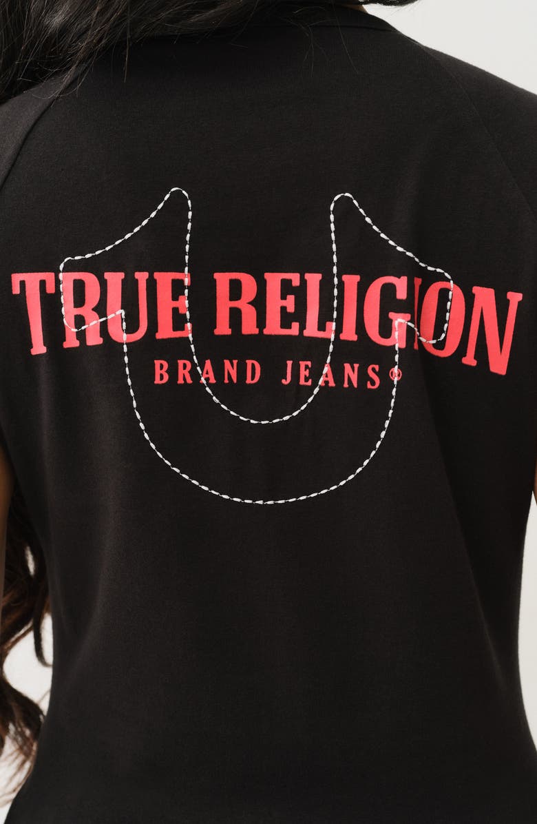 True Religion Raglan Sleeve Graphic T-Shirt, Alternate, color, 