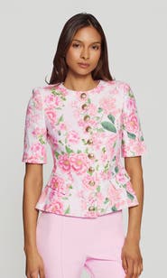 Generation Love Adriana Floral Linen Jacket