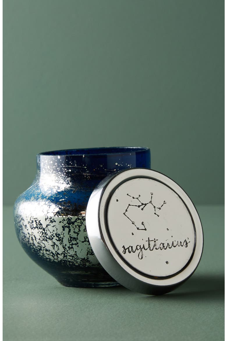 Anthropologie Capri Blue Zodiac Mini Jar Candle, Main, color, SAGITTARIUS
