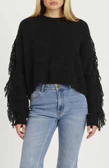 Amuse Society Rodeo Days Crop Sweater