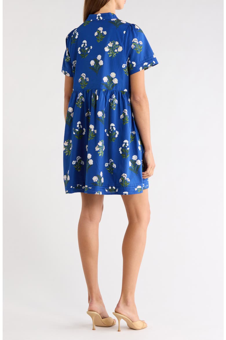 Requis Floral Print Dress, Alternate, color, DUSTY-NAVY