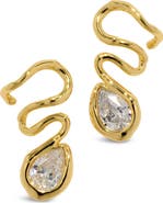 Alexis Bittar Asterales Vine Linear Drop Earrings