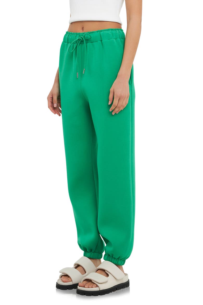 Drawstring Joggers, Alternate, color, GREEN