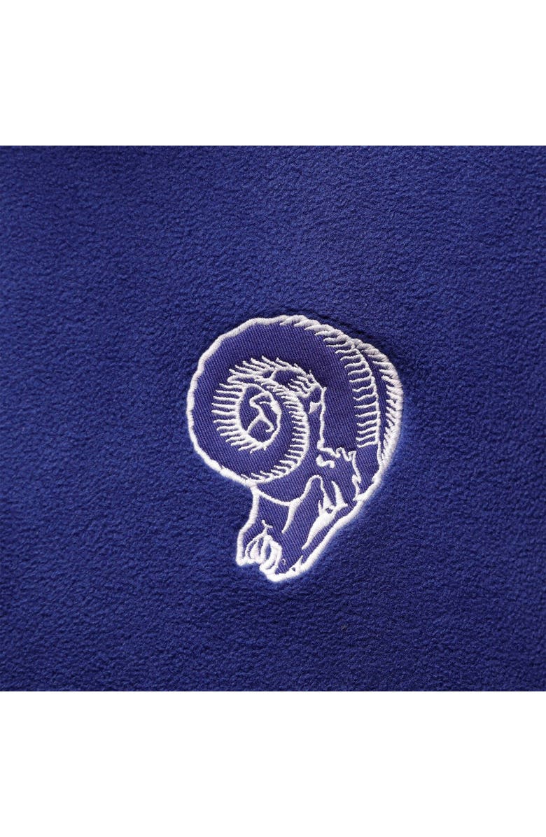 '47 Men's '47 Royal/Cream Los Angeles Rams Colorblock Kodiak Half-Zip Jacket, Alternate, color, Royal