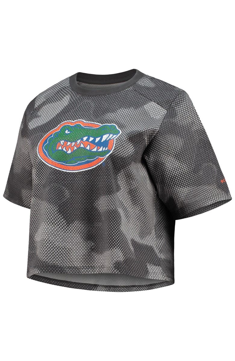 Columbia Women's Columbia Gray/Black Florida Gators Park Camo Boxy T-Shirt, Alternate, color, 