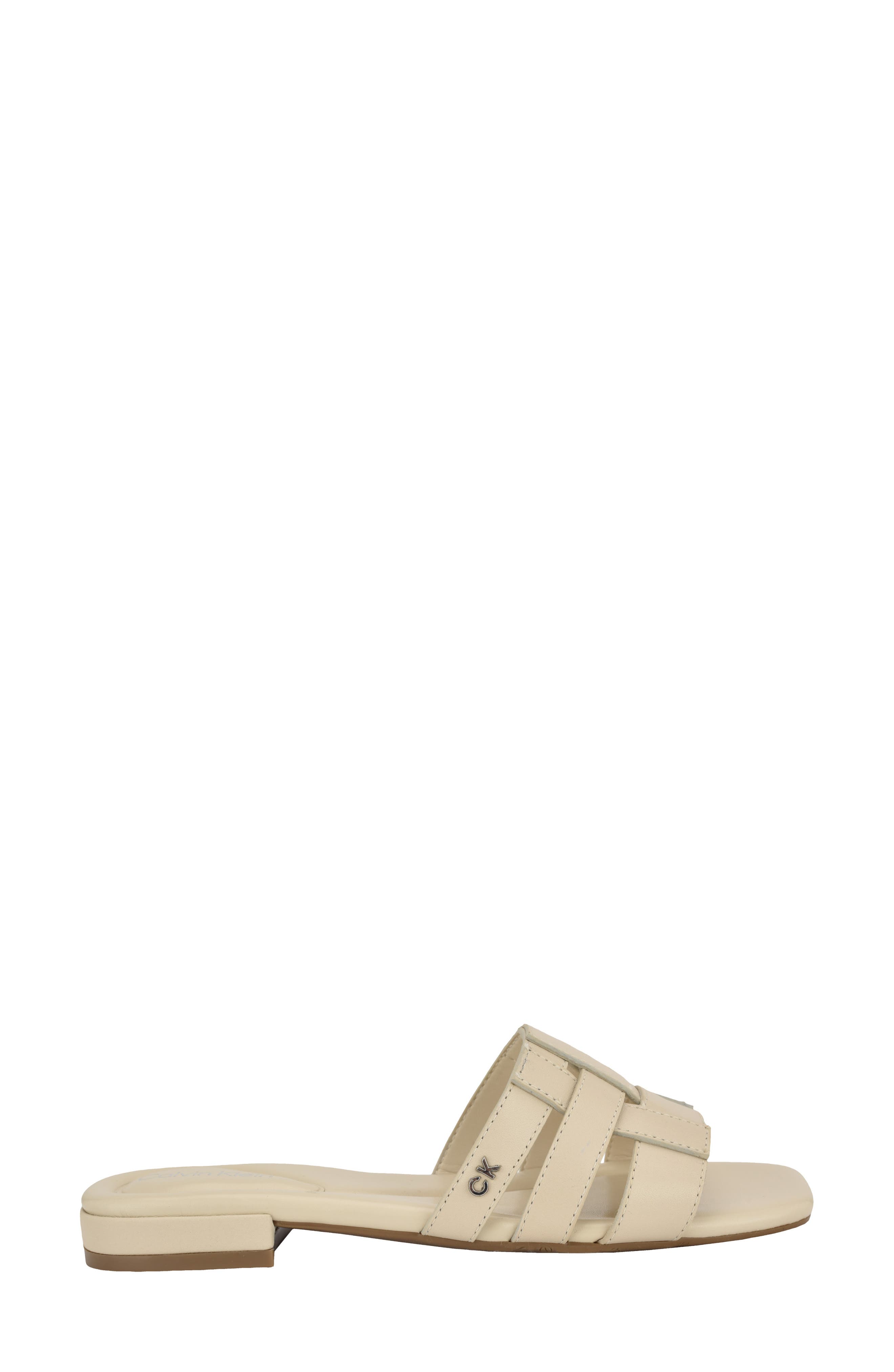 Tessie Slide Sandal, Alternate, color, IVORY
