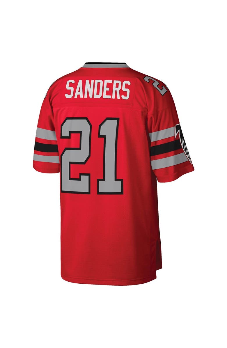Mitchell & Ness Men's Mitchell & Ness Deion Sanders Red Atlanta Falcons Legacy Replica Jersey, Alternate, color, Red