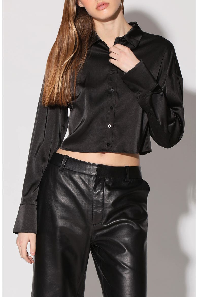 Montana Button-Up Shirt, Main, color, BLACK