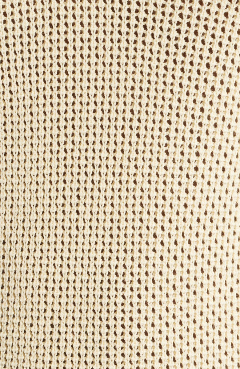 MAVRANS Stripe Open Stitch Organic Cotton Polo, Alternate, color, 