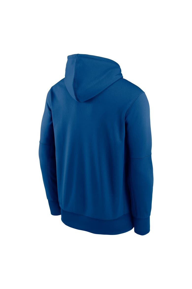 Men's Nike Blue Indianapolis Colts Toss Sweep Therma-FIT Hoodie, Alternate, color, Blue