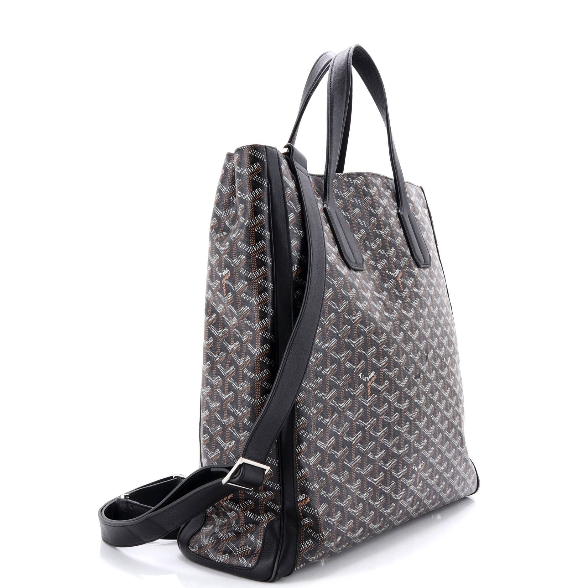Pre-Owned Goyard Voltaire Convertible Tote Coated Canvas, Alternate, color, 
