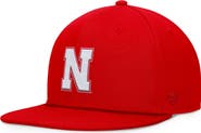 TOP OF THE WORLD Men's Top of the World Scarlet Nebraska Huskers Fundamental Snapback Hat