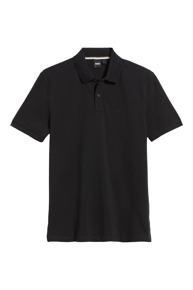 Pallas Cotton Polo, Alternate, color, BLACK