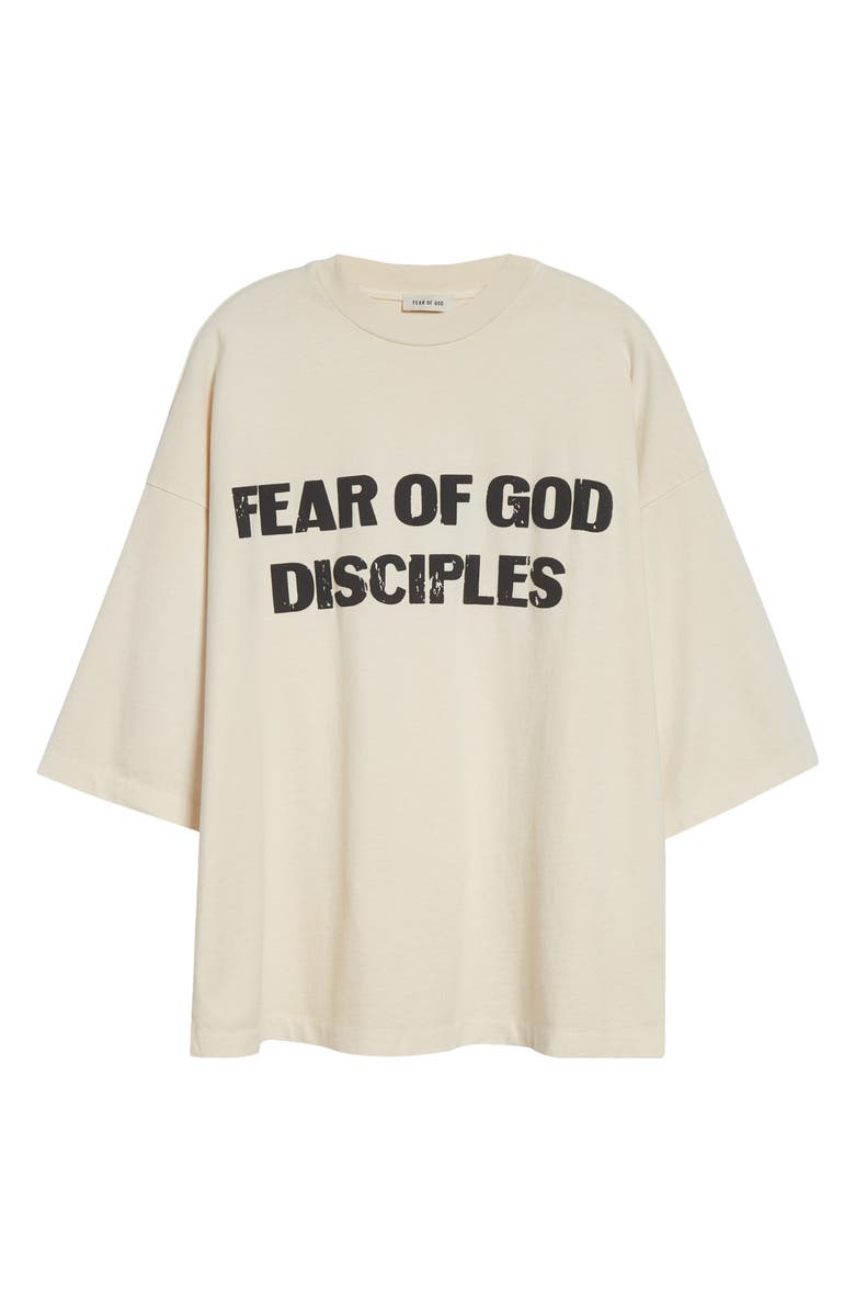 Fear of God Disciples Relaxed Graphic T-Shirt, Main, color, Oat Oat