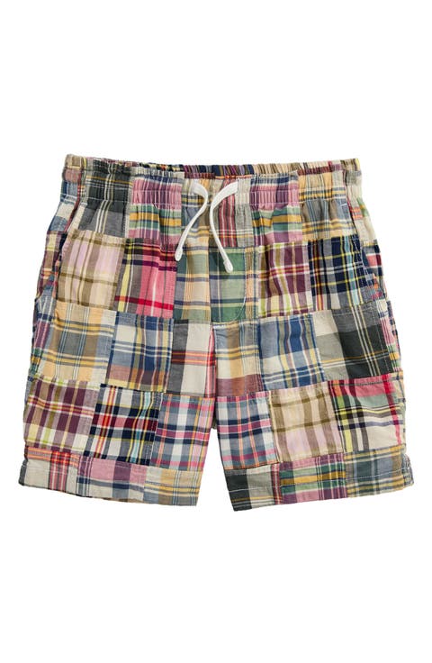 Kids' Plaid Pull-On Short