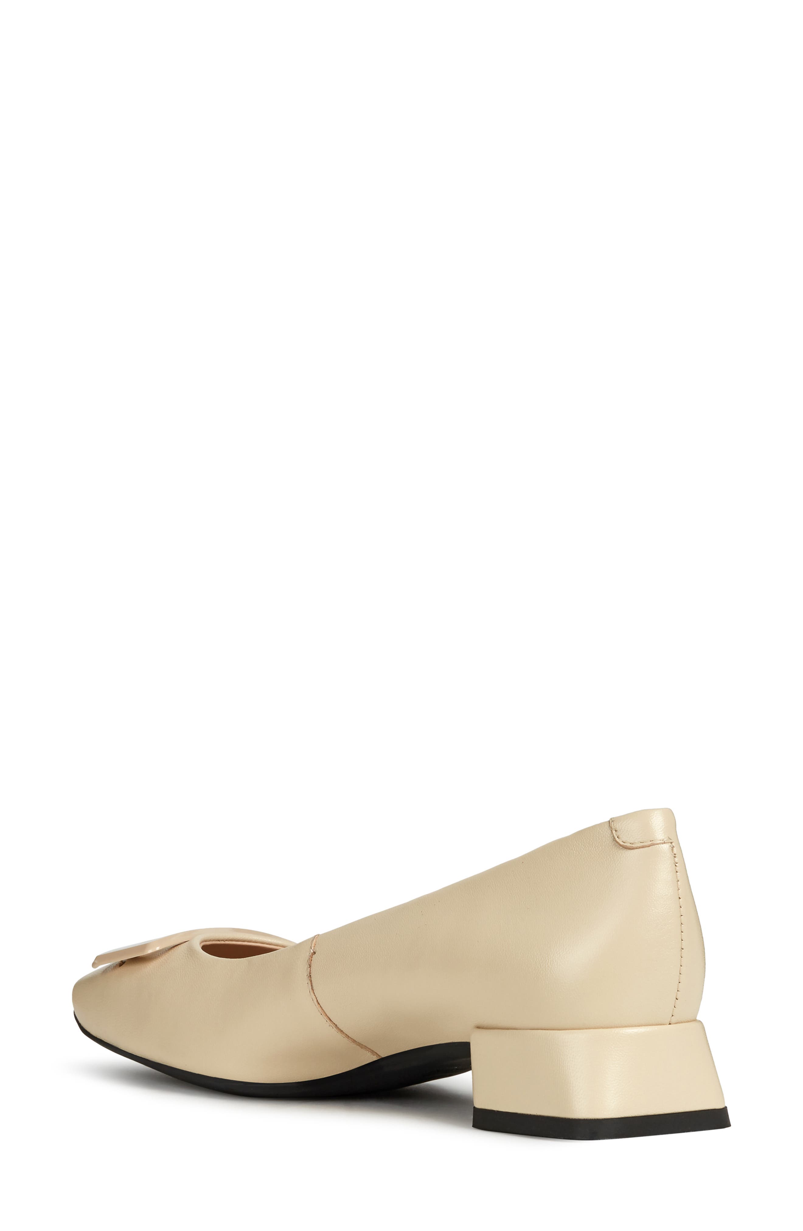 Vivyanne Square Toe Loafer Pump, Alternate, color, SAND LEATHER