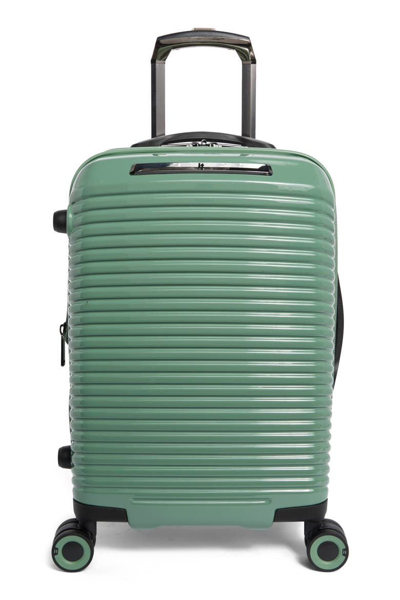 Traversed Hardside Spinner Suitcase, Main, color, HEDGE GREEN