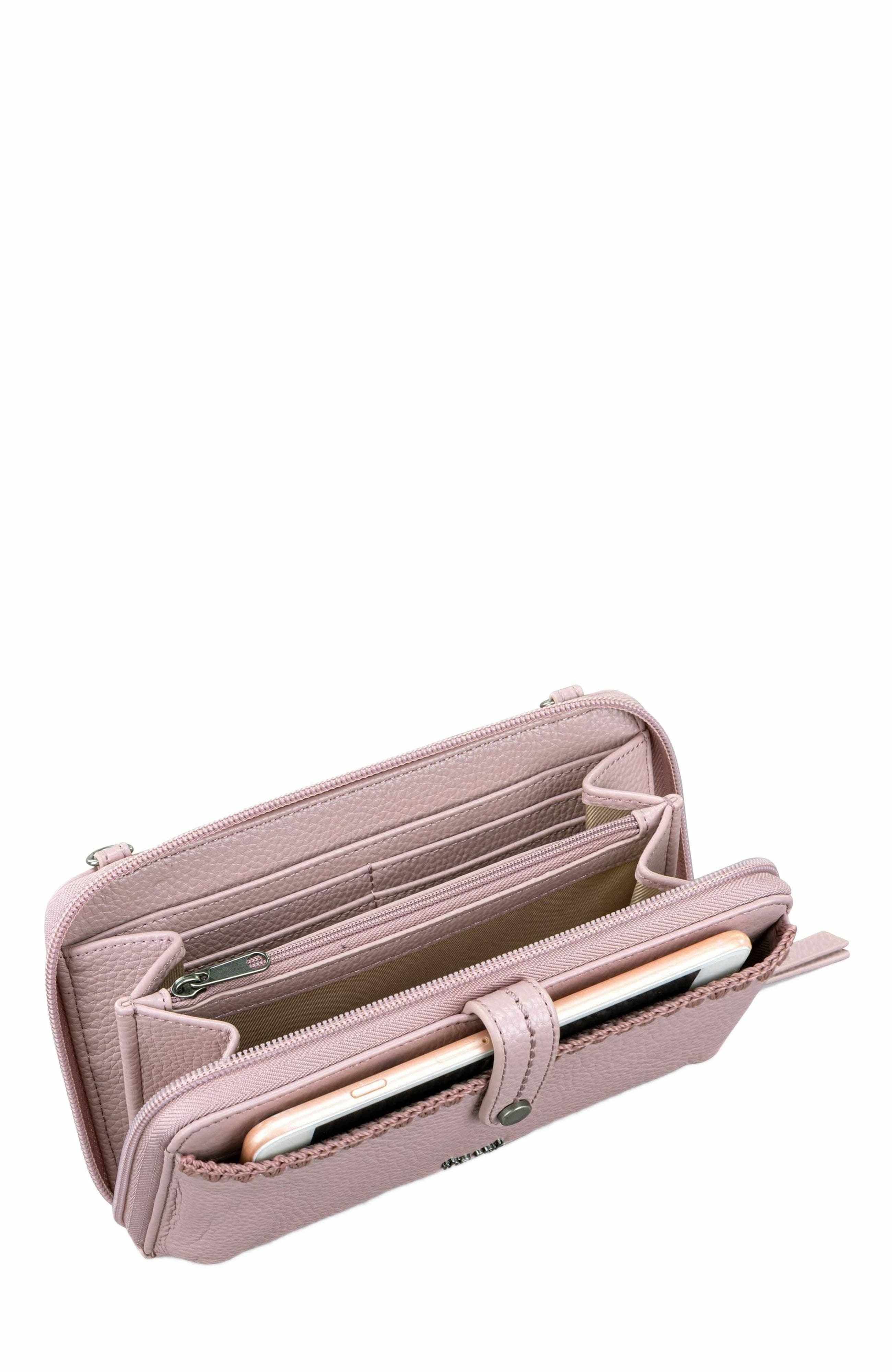 Iris Smartphone Crossbody Bag, Alternate, color, Rosewood