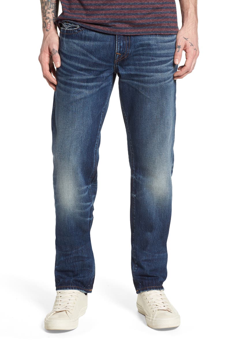 True Religion Brand Jeans Geno Straight Leg Jeans, Main, color,